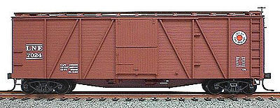 Accurail 40 Wood 6-Panel Boxcar Kit Lehigh & New England HO Scale Model Train Freight Car #7006