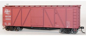 Accurail 6-Panel Outside Braced Boxcar kit MILW/CMSt&P #713463 HO Scale Model Train Freight Car #7021 Accurail 6-Panel Outside Braced Boxcar kit MILW/CMSt&P #713463 HO Scale Model Train Freight Car #7021