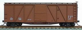 Accurail 40' Wood 6-Panel Outside-Braced Boxcar Kit Data Only HO Scale Model Train Freight Car #7098 Accurail 40' Wood 6-Panel Outside-Braced Boxcar Kit Data Only HO Scale Model Train Freight Car #7098
