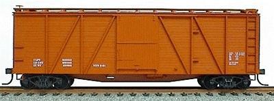 HO Scale Accurail 40' Wood Boxcar  Metal Ends 'DATA ONLY' Oxide Item #7299 