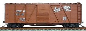 Accurail 40' 6-Panel Wood Boxcar Kit C,B,&Q HO Scale Model Train Freight Car #7102 Accurail 40' 6-Panel Wood Boxcar Kit C,B,&Q HO Scale Model Train Freight Car #7102