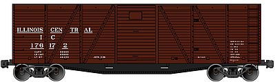 Accurail 40 6 Panel Boxcar Dread End Illinois Central HO Scale Model Train Freight Car #7116
