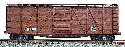 Accurail 40 Wood 6-Panel Outside-Braced Boxcar Kit Data Only HO Scale Model Train Freight Car #7198