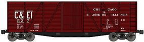 Accurail 40' SS Wood Boxcar C&EI HO Scale Model Train Freight Car #7207 Accurail 40' SS Wood Boxcar C&EI HO Scale Model Train Freight Car #7207