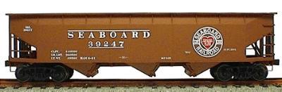 Accurail AAR 70-Ton Offset-Side 3-Bay Hopper Kit Seaboard #39247 HO Scale Model Train Freight Car #7514