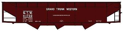 Accurail Triple Hopper Grand Trunk Western HO Scale Model Train Freight Car Kit #75151