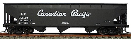 Accurail 3bay Hopper Kit Canadian Pacific HO Scale Model Train Freight Car #7516