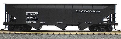 Accurail AAR 3 bay Hopper Lackawanna HO Scale Model Train Freight Car #75271