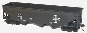 Accurail 70-Ton Offset-Side Triple Hopper Kit Boston & Maine HO Scale Model Train Freight Car #7542 Accurail 70-Ton Offset-Side Triple Hopper Kit Boston & Maine HO Scale Model Train Freight Car #7542