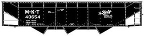 Accurail 70 Ton Triple Hopper Kit Missouri Kansas Texas HO Scale Model Train Freight Car #7546 Accurail 70 Ton Triple Hopper Kit Missouri Kansas Texas HO Scale Model Train Freight Car #7546