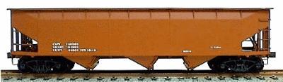 Accurail 70-Ton Offset-Side 3-Bay Hopper - Data Only (Oxide) HO Scale Model Train Freight Car #7599
