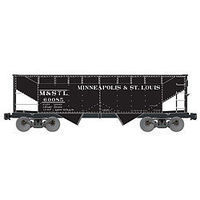Accurail 50-Ton Offset-Side Twin Hopper Minneapolis & St. Louis HO Scale Model Train Freight Car #7720 Accurail 50-Ton Offset-Side Twin Hopper Minneapolis & St. Louis HO Scale Model Train Freight Car #7720