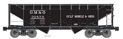 Accurail 50-Ton Offset-Side Twin Hopper Kit Gulf Mobile & Ohio HO Scale Model Train Freight Car #7724