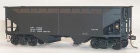 Accurail 50-Ton Offset-Side Twin Hopper Kit Data Only Black HO Scale Model Train Freight Car #7797 Accurail 50-Ton Offset-Side Twin Hopper Kit Data Only Black HO Scale Model Train Freight Car #7797