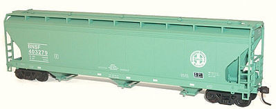 Accurail 3-Bay ACF Hopper BNSF (3) HO Scale Model Train Freight Car #8016