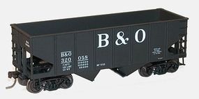 Accurail 55-Ton 2-Bay Open Hopper 3-Pack Kit Baltimore & Ohio HO Scale Model Train Freight Car #8041
