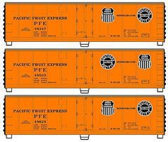 Accurail 40' Steel Reefer PFE (3) HO Scale Model Train Freight Car #8059 Accurail 40' Steel Reefer PFE (3) HO Scale Model Train Freight Car #8059