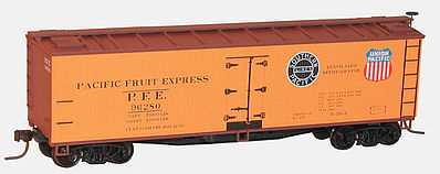 Accurail 40 Wood Reefer Pacific Fruit Express (3) HO Scale Model Train Freight Car #8065