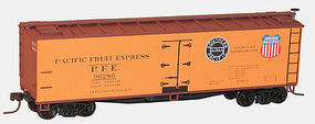 Accurail 40' Wood Reefer Pacific Fruit Express (3) HO Scale Model Train Freight Car #8065 Accurail 40' Wood Reefer Pacific Fruit Express (3) HO Scale Model Train Freight Car #8065
