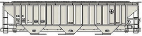 Accurail PS 4750 Covered Hopper Baltimore & Ohio HO Scale Model Train Freight Car #80681 Accurail PS 4750 Covered Hopper Baltimore & Ohio HO Scale Model Train Freight Car #80681