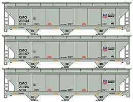 Accurail ACF Hopper Union Pacific/CMO HO Scale Model Train Freight Car #8074