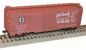 Accurail AAR 40' Single-Door Steel Boxcar Kit Santa Fe #143576 HO Scale Model Train Freight Car #80821 Accurail AAR 40' Single-Door Steel Boxcar Kit Santa Fe #143576 HO Scale Model Train Freight Car #80821