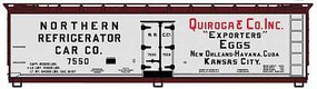 Accurail 40' Ws Reefer Quiroga Egg Accurail 40' Ws Reefer Quiroga Egg
