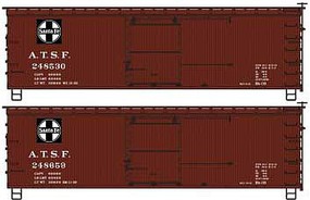 HO KIT 36' Double Sheath Wood Box, SF (3)