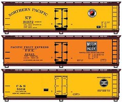 Accurail 40' Wd Rf's, 3 Car Set Accurail 40' Wd Rf's, 3 Car Set