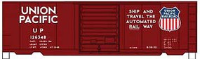 Accurail 40' Boxcar kit Union Pacific #126348 HO Scale Model Train Freight Car #81153