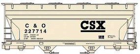 Accurail ACF 2-Bay Covered Hopper kit HO Scale Model Train Freight Car #81341