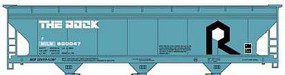 Accurail 3-Bay ACF Covered Hopper kit Rock Island Singles HO Scale Model Train Freight Car #81431