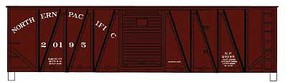 Accurail 40' Single Sheath Wood Boxcar Northern Pacific #20195 HO Scale Model Train Freight Car #81441