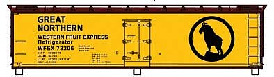 Accurail 40 Wood Refrigerator WFE/GN HO Scale Model Train Freight Car Kit #81501