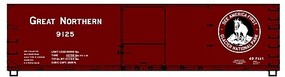 Accurail HO 40'WD Boxcar Great Northern Single