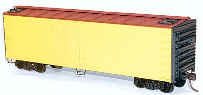 thumbnail image 2 of HO Scale Tichy Train Group 4021 Undecorated 40' 50-Ton AC&F Flatcar Kit 2 of 4