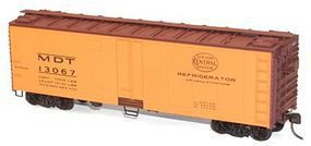 Accurail 40' Swing Door Steel Reefer Kit New York Central HO Scale Model Train Freight Car #8303 Accurail 40' Swing Door Steel Reefer Kit New York Central HO Scale Model Train Freight Car #8303