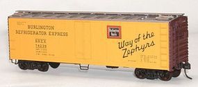 Accurail 40' Steel Reefer w/Hinged Door Kit C,B&Q #74239 HO Scale Model Train Freight Car #8306 Accurail 40' Steel Reefer w/Hinged Door Kit C,B&Q #74239 HO Scale Model Train Freight Car #8306