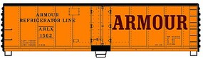 Accurail 40' Steel Reefer Armour HO-Scale Accurail 40' Steel Reefer Armour HO-Scale