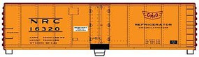 Accurail 40' Steel Refrigerator Cars kit Gulf Mobile & Ohio/NRC HO Scale Model Train Freight Car #8327