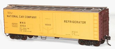 Accurail 40 Plug Door Steel Reefer National Car Company HO Scale Model Train Freight Car #8507