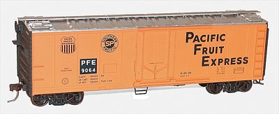 Accurail 40 Steel Reefer w/Plug Doors Kit Pacific Fruit Express HO Scale Model Train Freight Car #8515