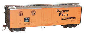 Accurail 40' Steel Reefer Plug Doors Kit Pacific Fruit Express HO Scale Model Train Freight Car #85154 Accurail 40' Steel Reefer Plug Doors Kit Pacific Fruit Express HO Scale Model Train Freight Car #85154