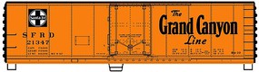 Accurail 40' Steel Refrigerator car kit Santa Fe #21347 HO Scale Model Train Freight Car #8521