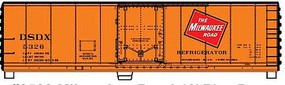 Accurail Ho 40' PD Steel Refrigerator Car Milw Rd Accurail Ho 40' PD Steel Refrigerator Car Milw Rd