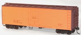 Accurail 40' Steel Reefer w/Plug Doors Kit (Data Only (orange) HO Scale Model Train Freight Car #8594 Accurail 40' Steel Reefer w/Plug Doors Kit (Data Only (orange) HO Scale Model Train Freight Car #8594