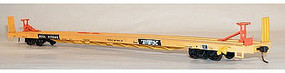 Accurail 89' Trailer on Flatcar 3-Pack Kit RTTX HO Scale Model Train Freight Car #8952
