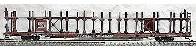 Accurail 89 Bi-Level Open Auto Rack Kit Burlington HO Scale Model Train Freight Car #9219
