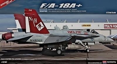 Academy F/A18+ VMFA232 Red Devils USMC Fighter Plastic Model Airplane Kit 1/32 Scale #12107