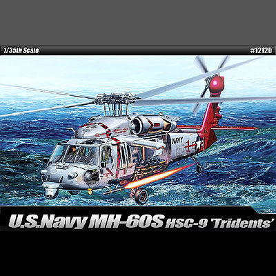 Academy MH-60S HSC-9 Trients USN Plastic Model Helicopter Kit 1/35 Scale #12120
